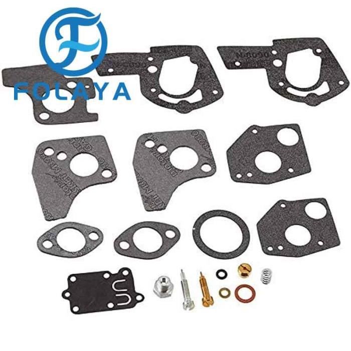 FOLAYA Carbu Kit de Réparation, Membrane et Joints pour Carburateur Pour Briggs & Stratton 3-5 HP, PS 135292, 135292
