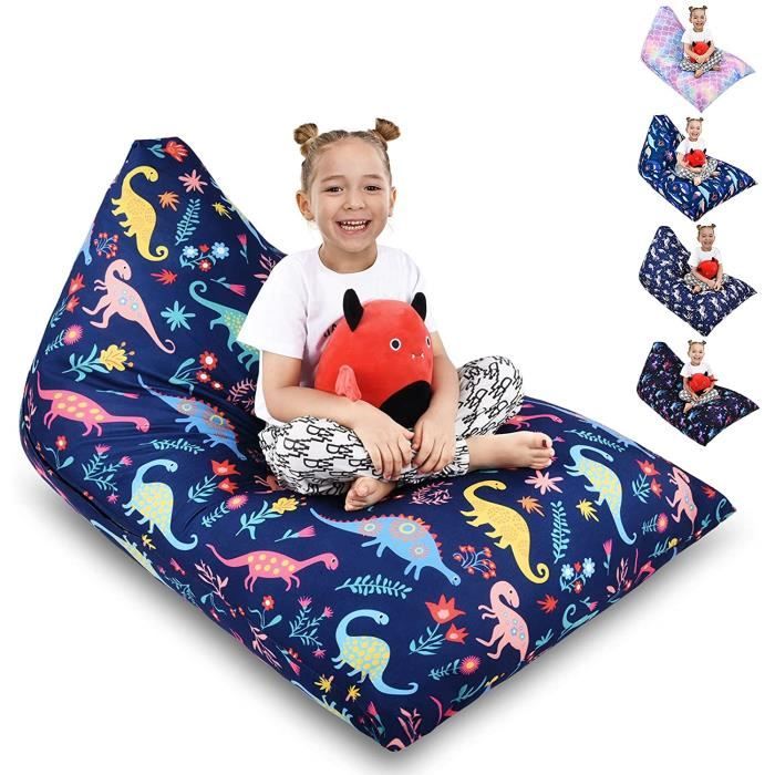 Housse De Pouf En Tissu 80x90cm - Sans Remplissage - Rangement Vêtements, Jouets - Déco Salon, Chambre
