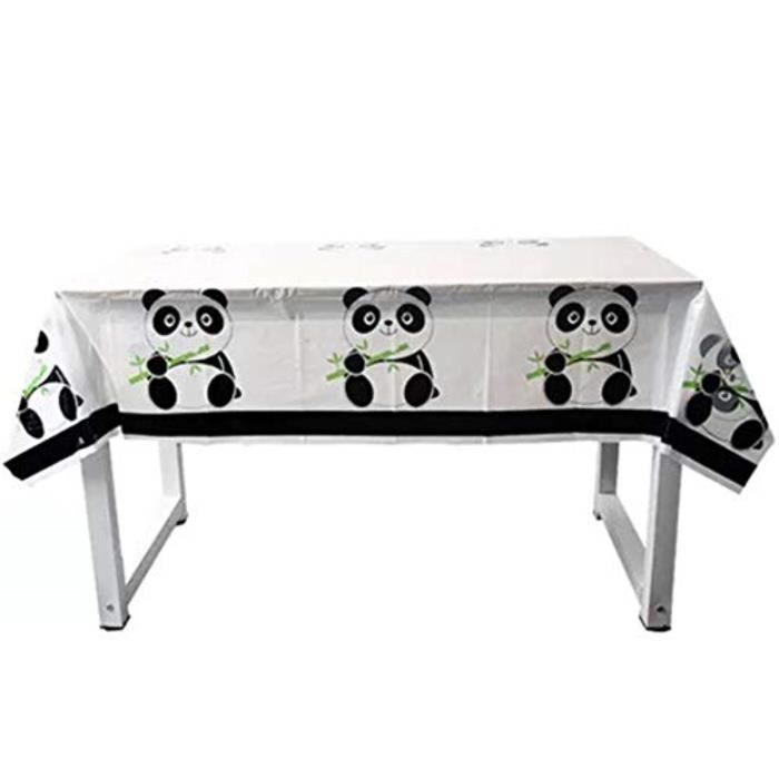 Support A Decorer Igkeg Decorations D Anniversaire En Tissu De Table Panda Nappes En Plastique Panda 70 8 X 42 5 Pouces Couvertur Cdiscount Beaux Arts Et Loisirs Creatifs