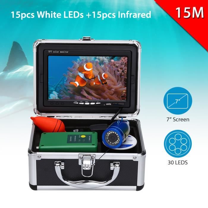 Caméra De Pêche Sous-marine Avec Moniteur LCD 7 Pouces HD, Détecteur De Poissons Portable, Neuf