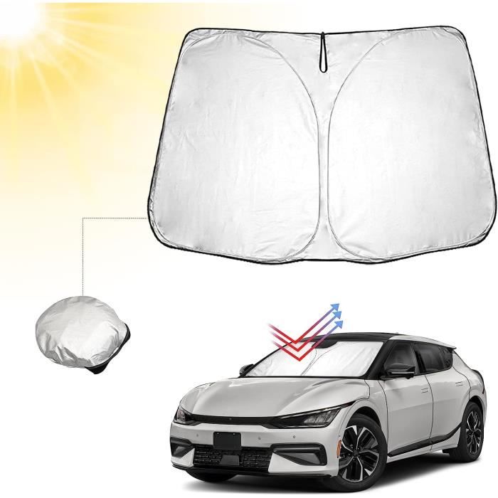 VIRIECH Housse Pare-Brise T6 – 600D Imperméable Anti-Givre Anti-UV – Protection Complète VW Transporter Van Camping-Car