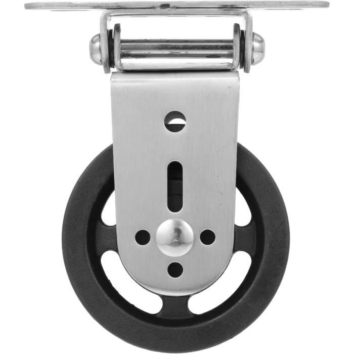 Poulie Simple En Acier Inoxydable 304 - Diamètre Roue 25 Mm, Charge Max 150 Kg, Pour Câbles Et Cordes