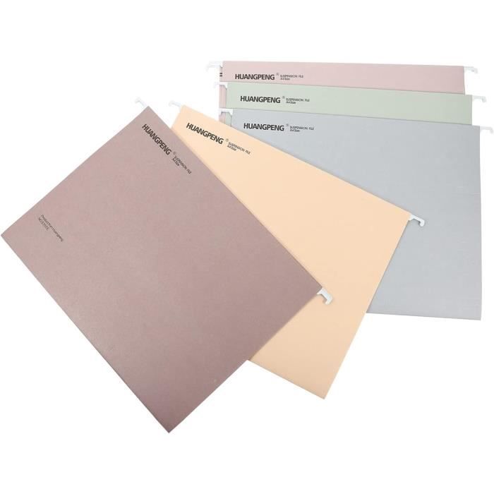Lot De 4 Porte-Documents Métal Doré – Organiseur Bureau Maille A4, Empilable Et Multifonction
