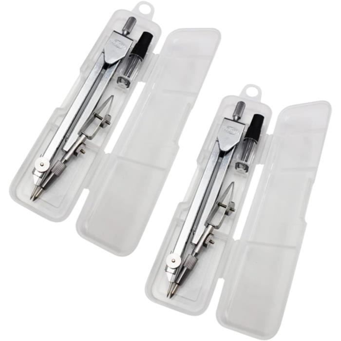 FINDIR Compas Menuisier En Crayons Compas De Précision 200mm Compas Pointe Acier Compas