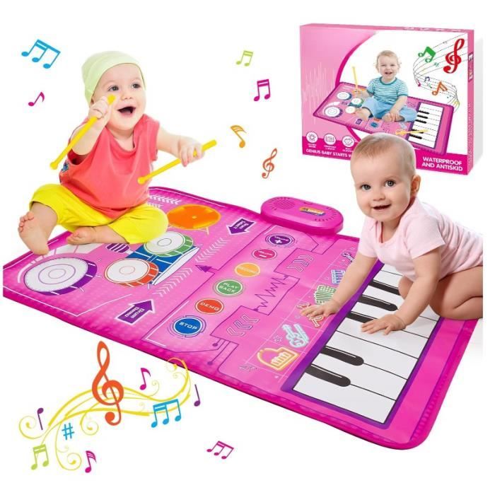Cadeau Bebe Enfant 1 2 3 Ans Tapis Musical Bebe Jeux Jouet Bebe 1 an Cadeau 1 2 3 4 Ans Jouet Fille 1 5 Ans Cdiscount Jeux Jouets