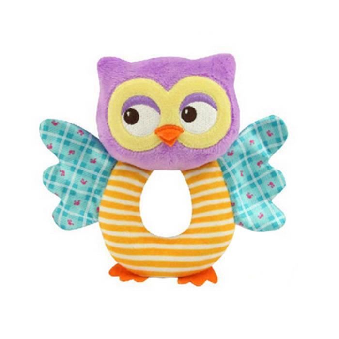 1pièce Jouet Bébé 0-12 Mois Hibou De Dessin Animé Hochet Hochet Garçon Et  Fille En Peluche - Cdiscount Puériculture & Eveil bébé