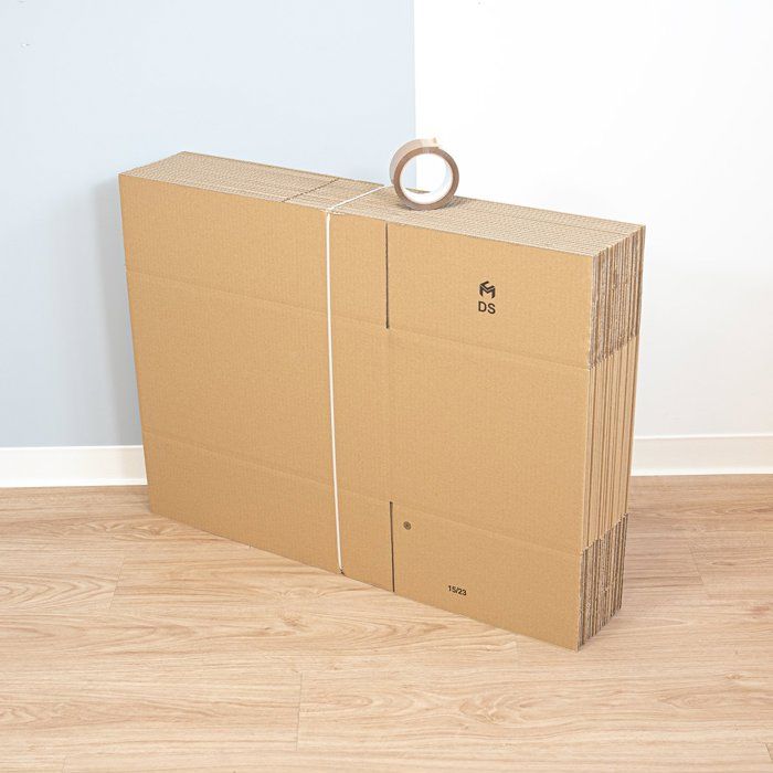 Lot de 20 cartons de déménagement 72L - 60x40x30 cm - Made in France - 70%  FSC certifé - - Pack & Move - Cdiscount Bricolage