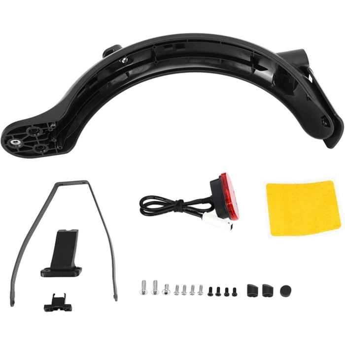 Garde-boue Pour Scooter électrique - 4 Trous, Résistant Aux éclaboussures, Matériau ABS, Remplacement Facile, Noir