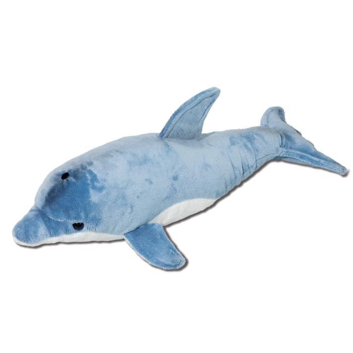 IMPEXIT Peluche Dauphin Bleu 41 14 17cm Cdiscount Jeux Jouets