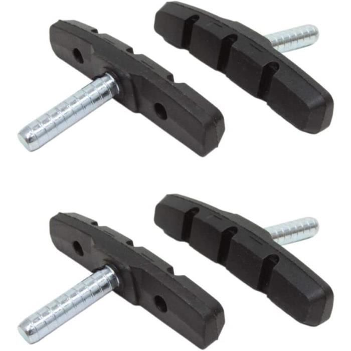 Lot de 4 patins de frein pour velo cantilever 70mm Blanc Adulte Mixte VTT Cdiscount Sport
