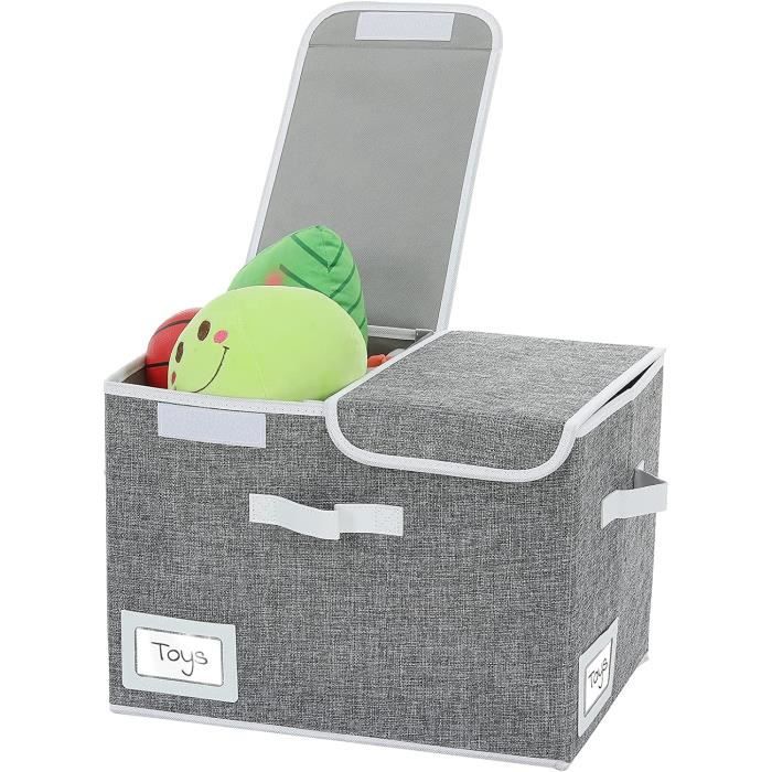 2 Boîtes De Rangement Pliables Avec Couvercle - Brun[n4067] - Maison