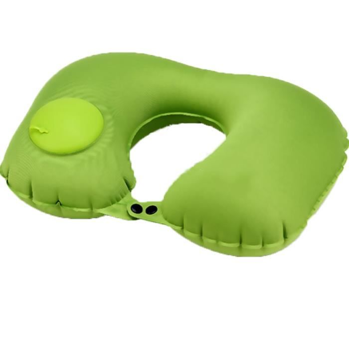 Oreiller de voyage en forme de U gonflable, oreiller de cou