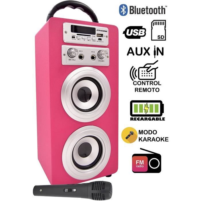 Enceinte Bluetooth Avec Microphone Karaoké Elbe 10w (reconditionné