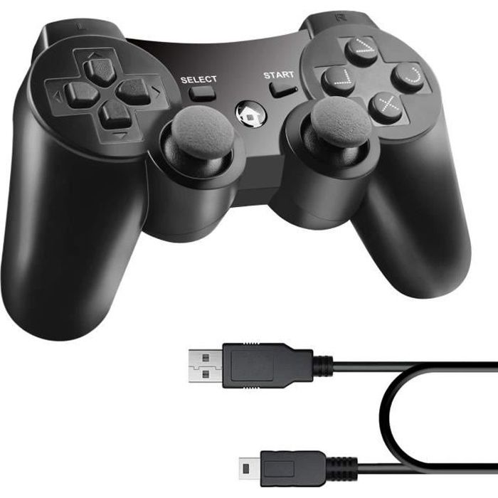 Manette Bluetooth sans fil pour manette PS3 Console sans fil pour