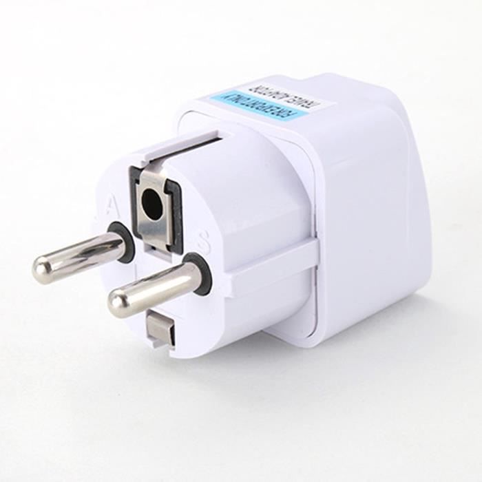 Adaptateur prise,Prise de courant universelle UK US AU vers EU  AC,convertisseur adaptateur de chargeur de voyage - Type Ue Plug