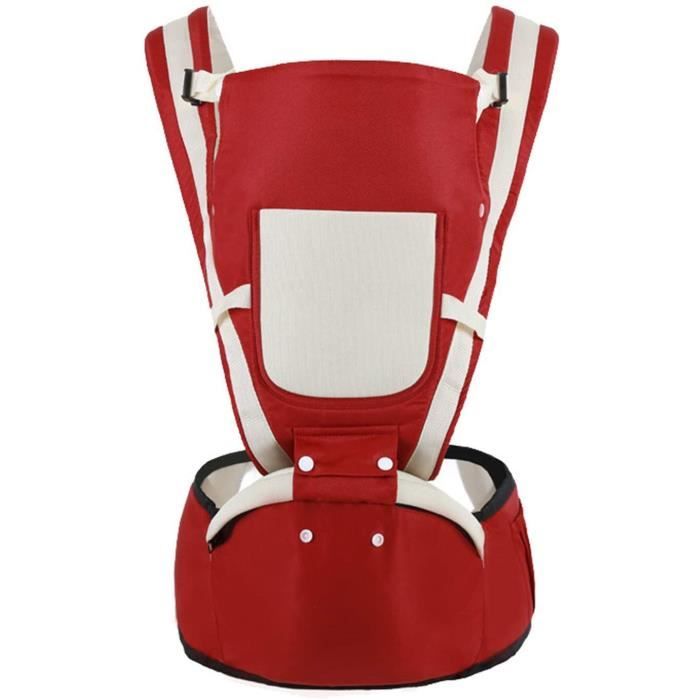 Porte Bebe Siege De Hanche SONARIN Porte-bébé Ergonomique Avec Siège à Hanche,Pur Coton Porte Bébé Léger Et Respirant Pour Nouveau-né Et Enfant De 0 à 36 Mois,Approuvé Par La Norme De Sécurité,Jusqu'à