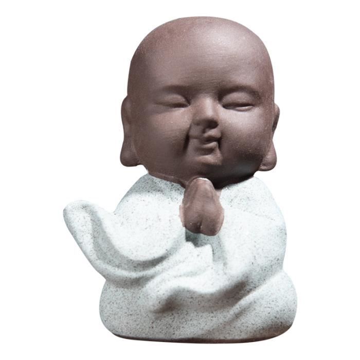 Ornements En Céramique Famille De 4 Personnes Kityemo - Figurines Décoratives, Style Mignon, Garçon Vert