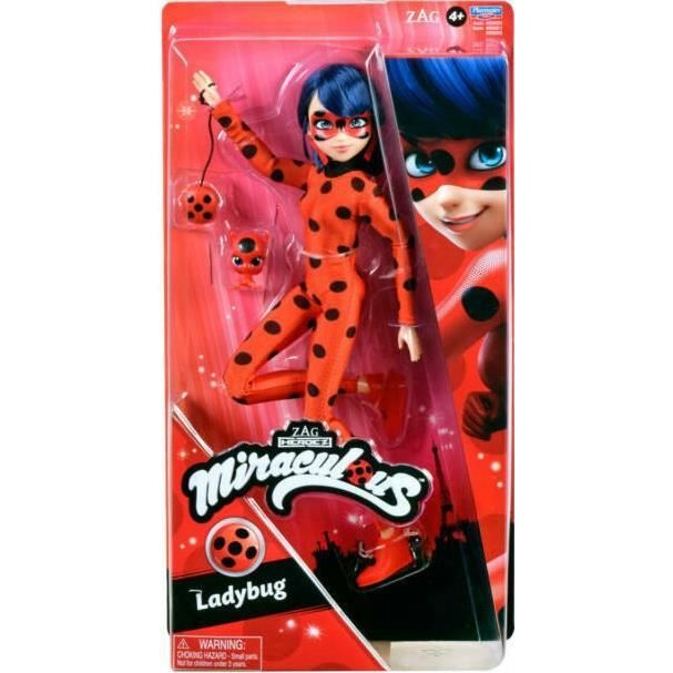Coffret Miraculous Ladybug 26 Cm 2 accessoires Set Poupee Mannequin  Articulee Marinette 1 Carte Nouveaute Jouet Fille - Cdiscount Jeux - Jouets
