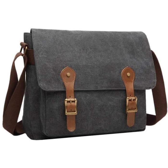 Sac Bandoulière par - Sac en Toile pour femme et homme - Sac Cartable
