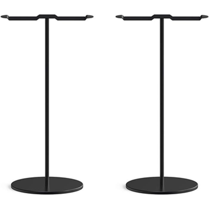 Koanhinn Support Casque Double Bureau - Alliage Aluminium Noir, Stable Et Organisateur