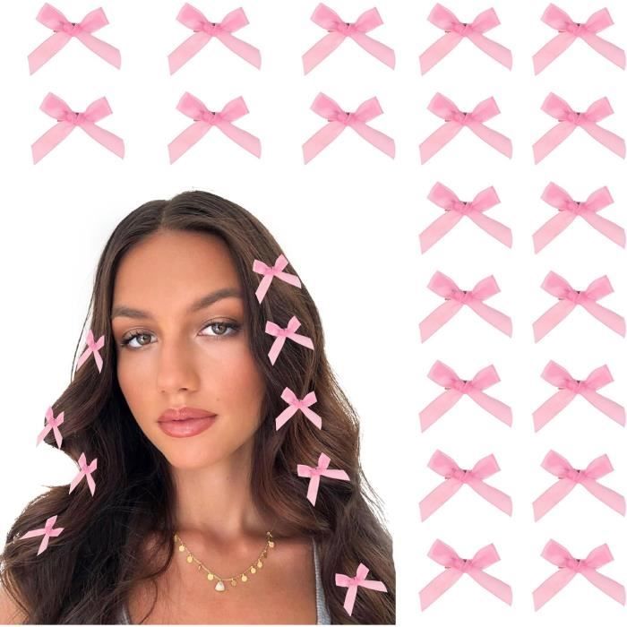 Lot De 20 Mini Barrettes À Cheveux En Métal Avec Nœud Papillon ...