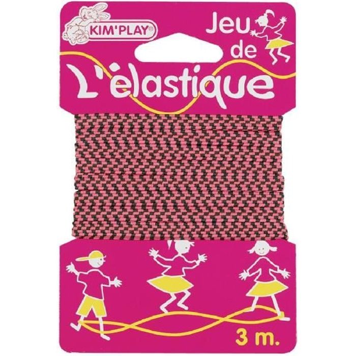 Jeu élastique - KIM PLAY - 3m - Rose - Mixte - A partir de 3 ans