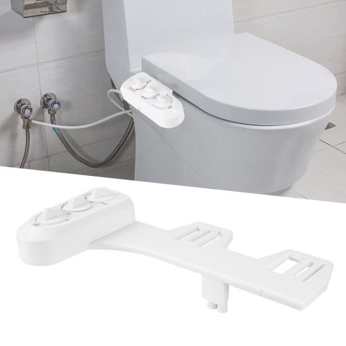 Attachement bidet de 3/8 filetage eau chaude et froide Double bec  pulvérisateur bidet toilette norme UE - Cdiscount Bricolage