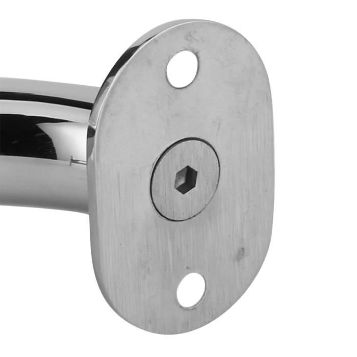 Rampe De Bateau Dioche En Inox 316 – Diamètre 25 Mm, Longueur 200 Mm, 4 Vis Incluses, Pour Yacht, Salle De Bain Ou Camping-car