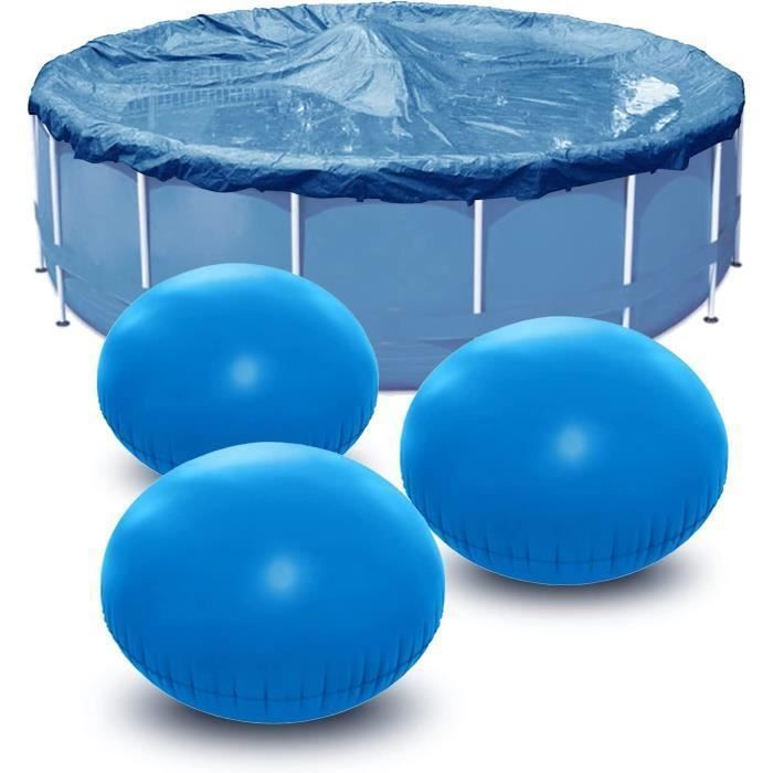 2pcs Coussin Piscine Hivernage Ø 4ft Coussin Gonflable Piscine Hivernage Flotteur Hivernage Piscine Ballon Hivernage Piscine