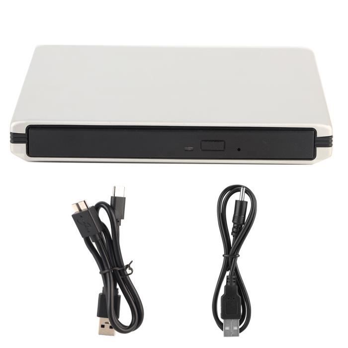 Lecteur DVD USB3.0 Blu-Ray DUOKON - Graveur externe - Lecture et gravure Blu-ray 3D