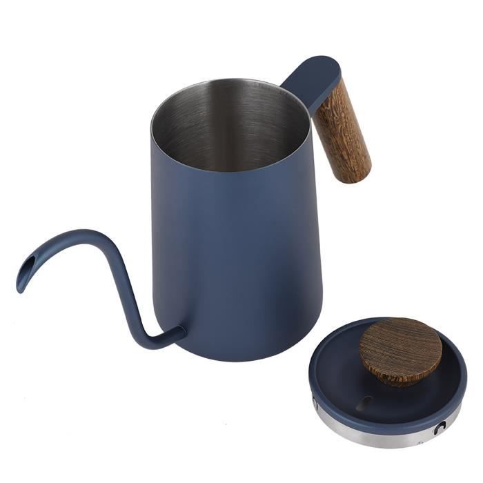Bouilloire En Titane Bec Cygne - Cafetière Légère Avec Poignée Tressée, Parfaite Pour Randonnée