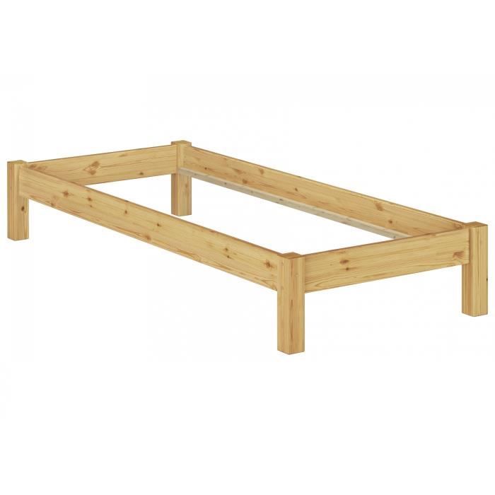 Cadre De Lit Sans Tete De Lit 60 35 09or Lit Futon En Pin Massif Naturel Design Moderne Sans Tete De Lit Surface De Couchage 90x200 Cadre De Lit Simple Sans Achat Vente Structure De Lit Cadre De Lit