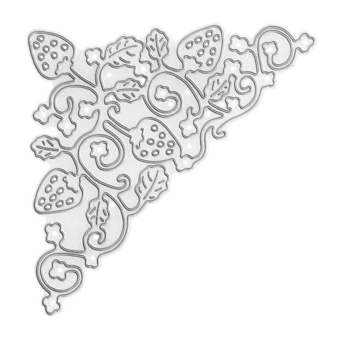 Dies Scrapbooking Demiawaking - Matrices Découpe Acier - 96x55.8mm - Pour Cartes