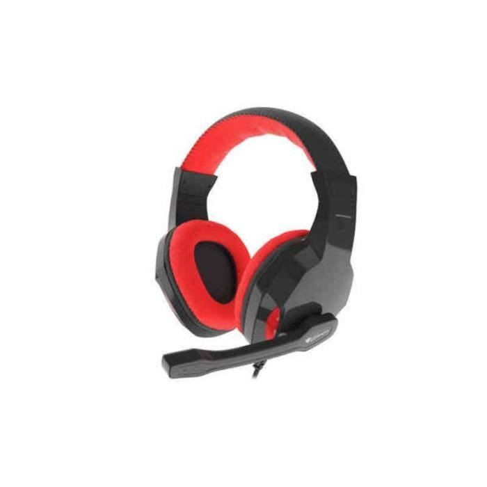 Casque avec Microphone - GENESIS - Argon 110 - Noir - Filaire - Circum-aural