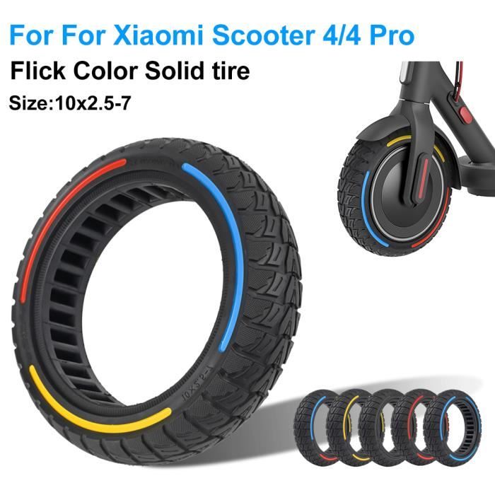 Pneus solides pour Scooter électrique Xiaomi 44pro, 10x2, 57, Anticrevaison, Flipper, pneus