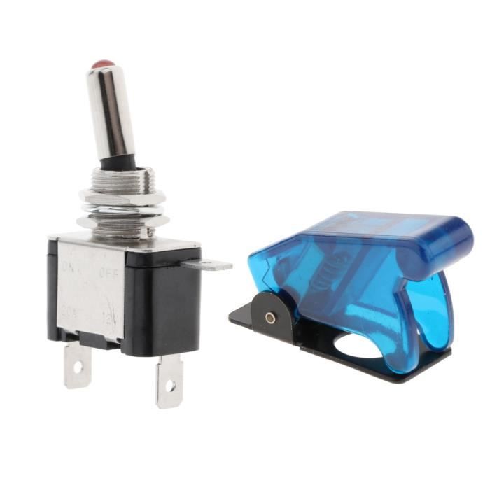 Interrupteur Lève-vitre Voiture - 12V/20A, 5 Broches - Universel, Avec Voyant Vert - Pour Remplacement Vitre électrique