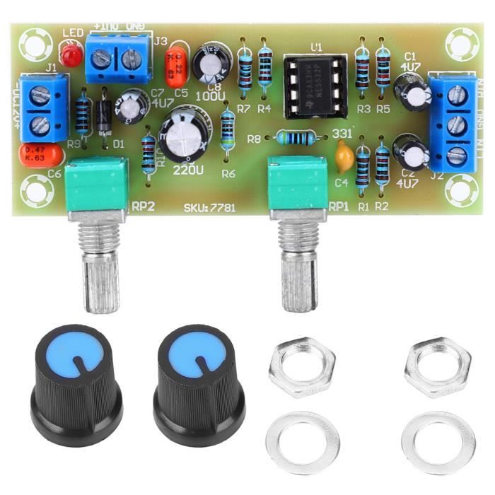 DollaTek Préampli Volume Passif Haute Précision - Potentiomètre ALPS16 Pour Enceintes Actives