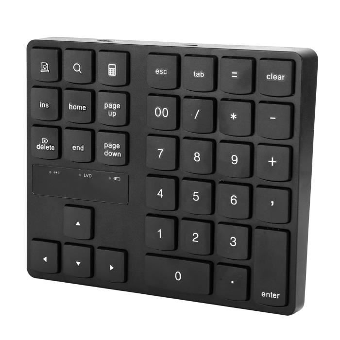 Pavé Numérique Sans Fil, Mini 2.4G 18 Touches Pavé Numérique, Clavier