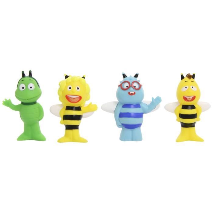 maya l abeille 4 figurines de bain de 9 cm cdiscount jeux jouets