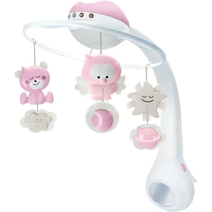 INFANTINO Mobile Fille Douce Nuit 3 en 1 Rose - Cdiscount Puériculture &  Eveil bébé