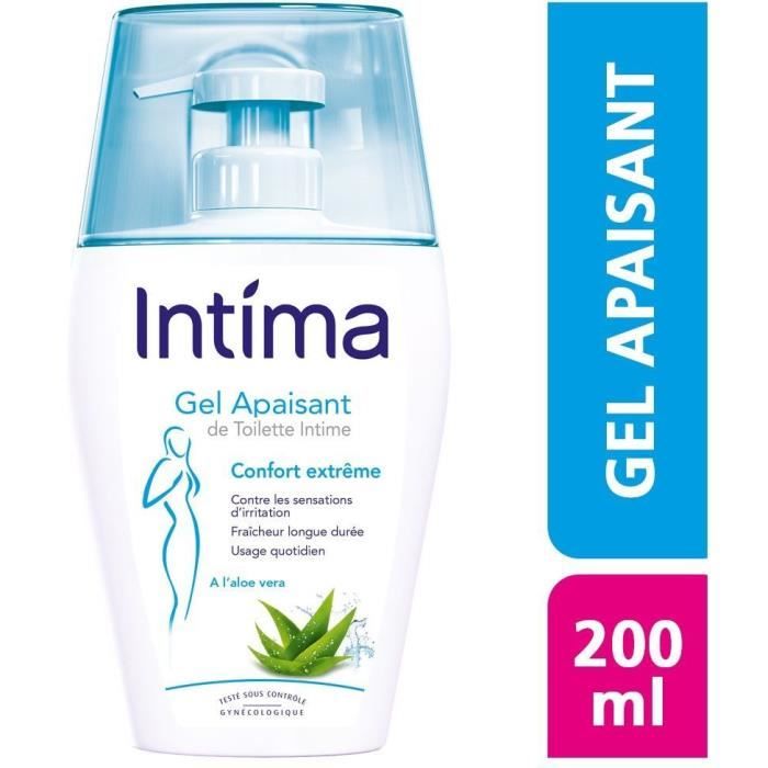 INTIMA Gel Moussant Hygiène Intime Apaisant 200 ml Cdiscount Au