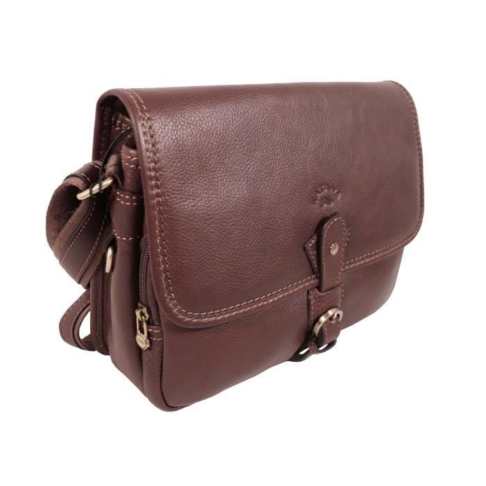 Sac Medecin Cuir Sac De Voyage En Cuir KATANA Billy Marron Sacoche