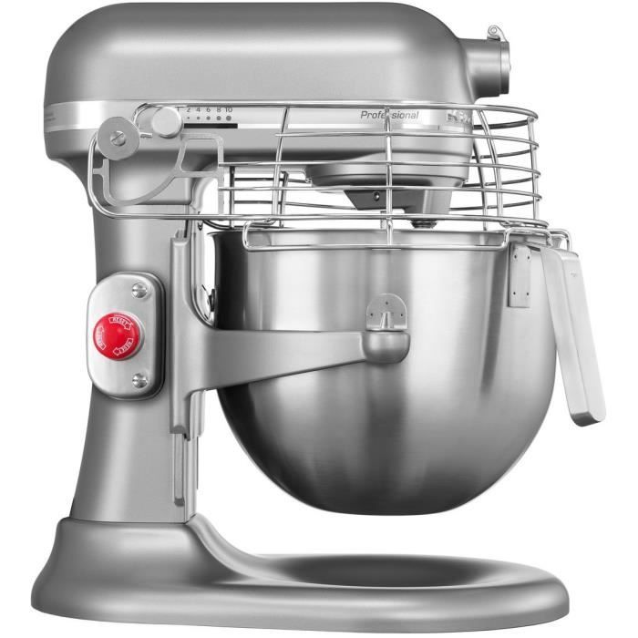 Robot pâtissier Kitchenaid - Bol relevable 6.9L 325W - Argent platine