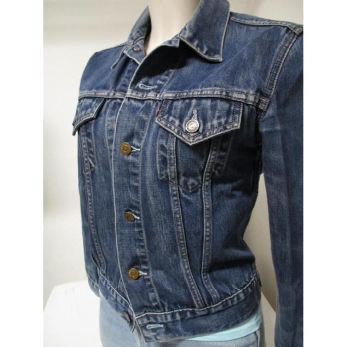 LEVI'S 70590 FEMME VESTE JEANS BLEU W/S T/FR/1/36.....LFV104 - Cdiscount  Prêt-à-Porter