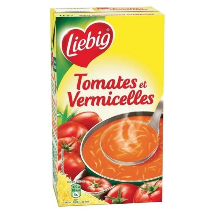 Liebig Liebig Soupe Tomates Et Vermicelles Lot De 3 Achat