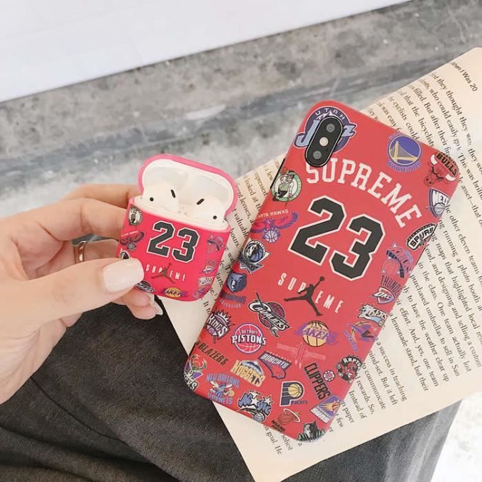 coque iphone 8 nike rouge