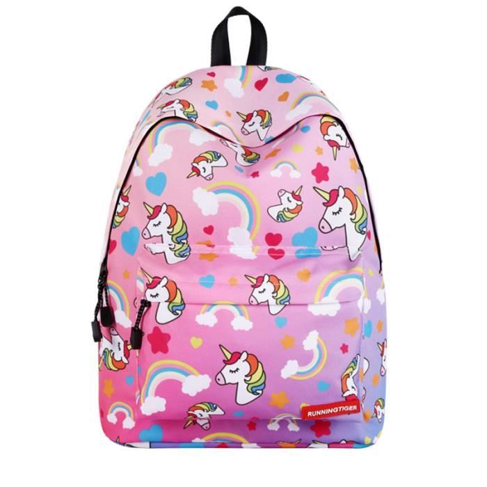 Sac A Dos Licorne Impermeable Super Leger Sports Voyage Backpack