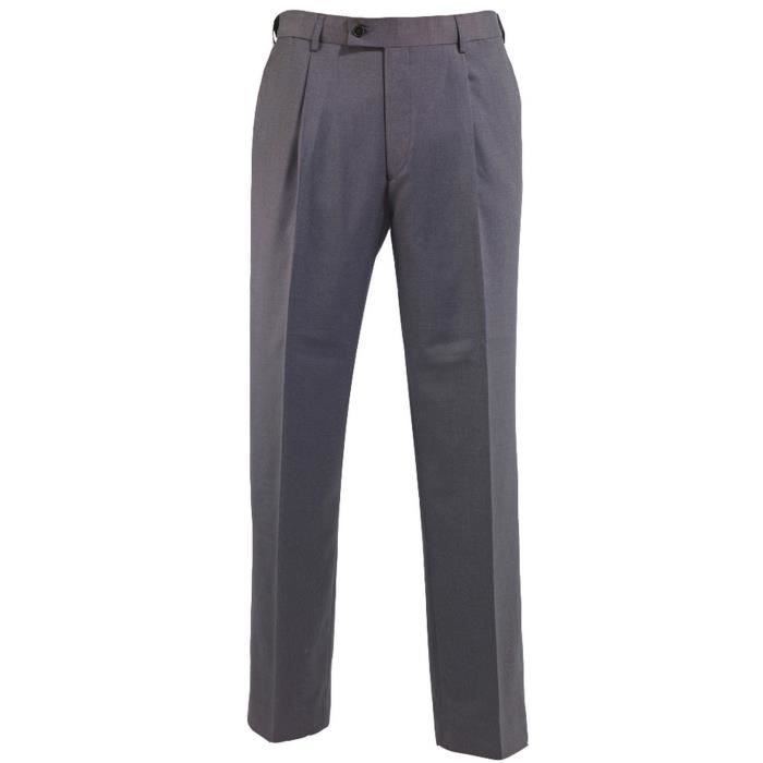 Pantalon a pince gris homme on sale