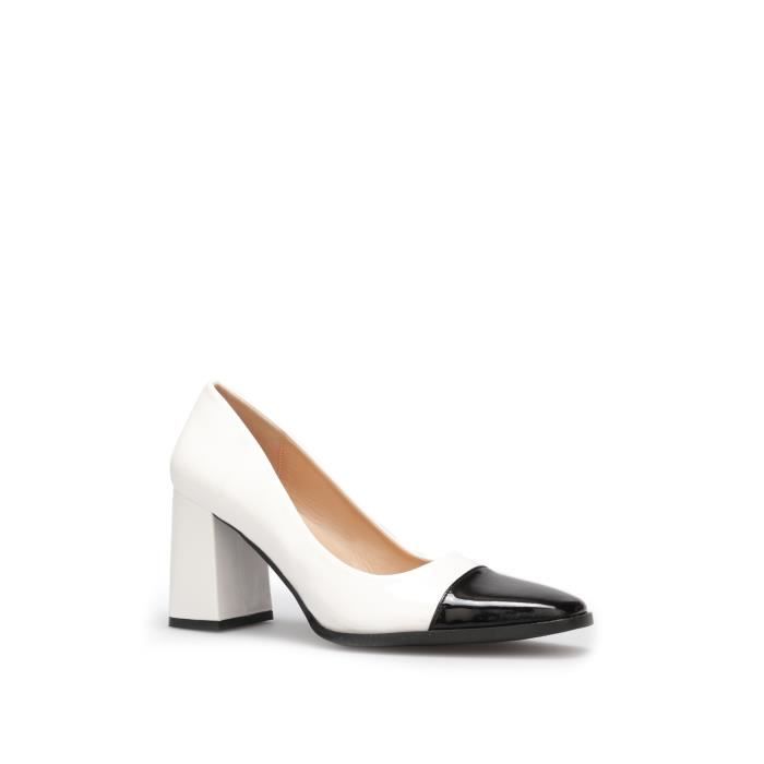 Escarpin noir et blanc pas cher clearance