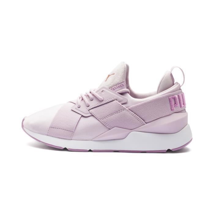 basket muse satin puma femme